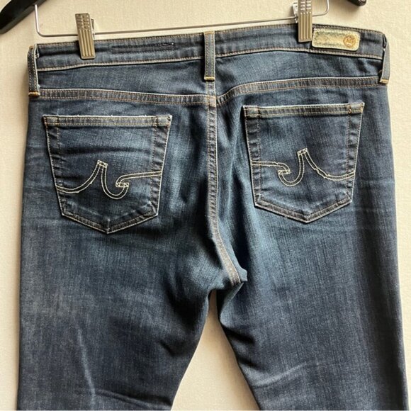 AG Adriano Goldschmied Ballad Slim Bootcut denim jeans Sz 31R - Picture 6 of 14